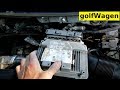 VW Golf 5 engine ECU removal