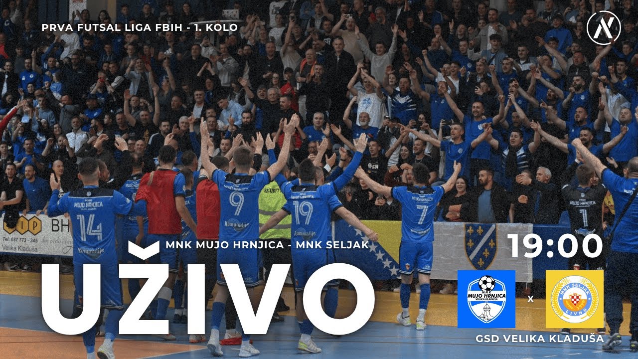 1. kolo Prve futsal lige FBiH | MNK Mujo Hrnjica Velika Kladuša - MNK Seljak Livno