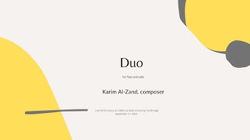 Duo - Karim Al-Zand