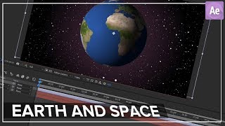Earth And Space Animation in After Effects Tutorial