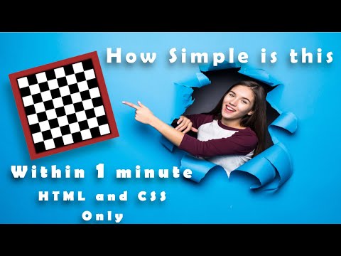 Creating Chess Board Within a Minute Using HTML and CSS Only