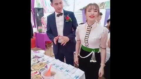 Dâu rể người thái phải biết uống rượu..mới lấy được phong bì..