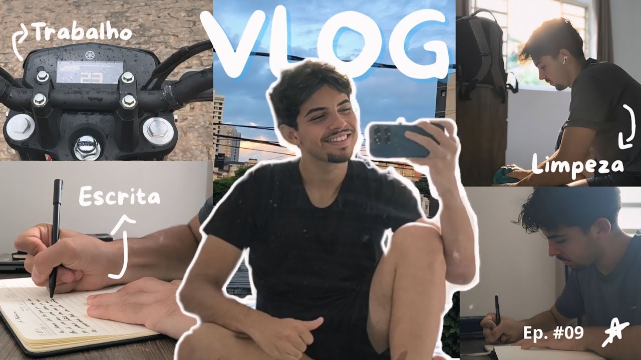 VLOG: trabalho novo + limpeza da casa & escrita nos diários! | Vlog #09