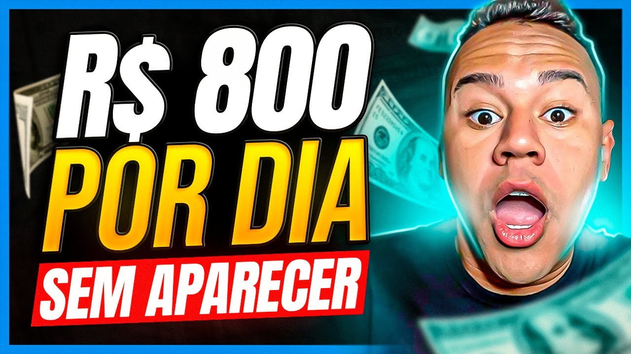 COMO GANHAR DINHEIRO NA INTERNET SEM APARECER - YouTube