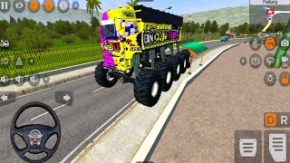 TRUCK MONSTER HINO 500 OLENG - GAME MOBIL TRUK BUSSID SIMULATOR ANDROID screenshot 4