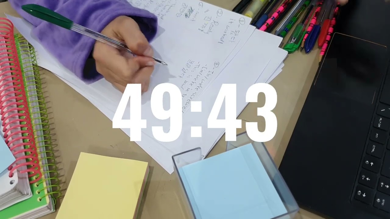 STUDY WITH ME | 260219 | 1Hour | ✨