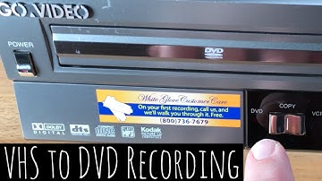 GO VIDEO VR3930 VCR DVR Combo Part 2