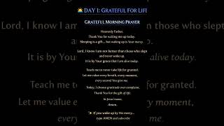 This 60-second prayer will change your entire day #morningprayer #gratitude #shorts