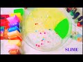 Satisfying Slime/Relaxing Slime Videos/ Eyeshadow and Makeup,parts,glitter Into Slime!