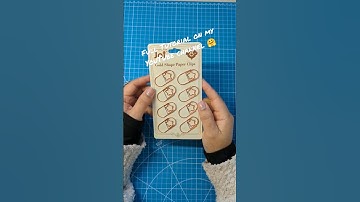 Give your personal touch to Paper Clips #dollartreefinds #junkjournal #resinideas