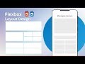 Create a Responsive Flexbox Layout Using HTML &amp; CSS Flexbox