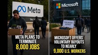 Meta Layoffs Hit 8,000 as Microsoft Offers Buyouts to 9,000