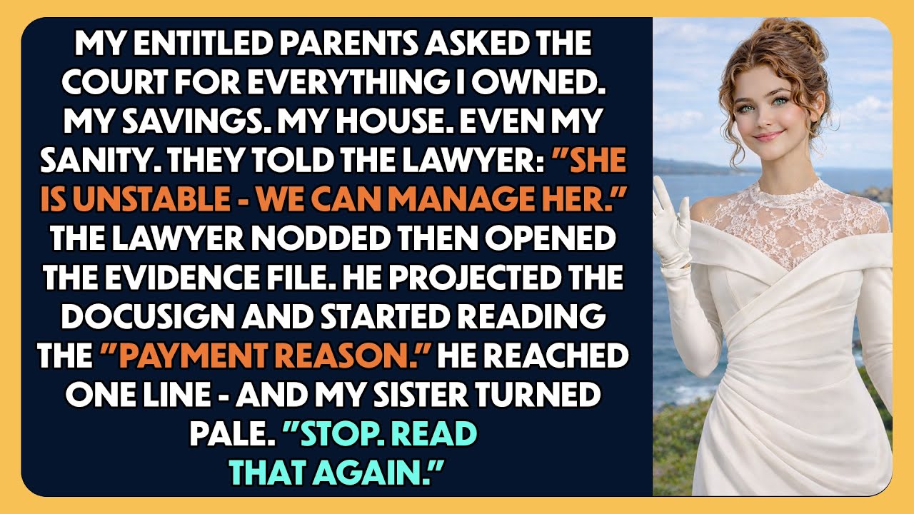 My Parents Asked The Court For My Savings For My Sister, Until The Lawyer Read The Hidden Deed