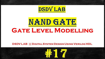 nand gate verilog code | nand gate | verilog code | verilog hdl | vlsi | gate level modelling