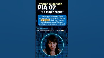 Desafío de programación 07: Mayor suma de números consecutivos en un arreglo