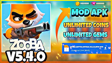 Zooba mod apk unlimited coins gems diamonds hack download 2025 unlock all characters trick v5.4.0