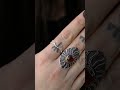 Talismans: Amber Shield Viking Ring - Hellaholics 🔥🖤