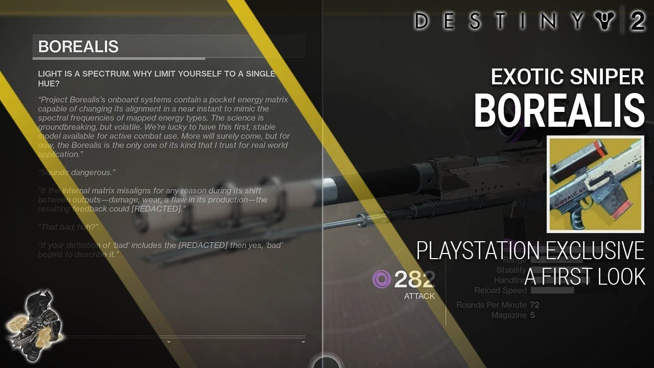 Destiny 2 | Borealis Exotic, Playstation Exclusive