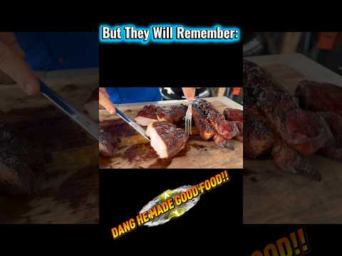 No one remembers your salary… they remember the food you made. 🍖🔥 Make it count! #BBQ #Grilling