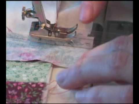 Sewing Scant 1/4 inch seams using the Sew Easy Guide.mpg - YouTube