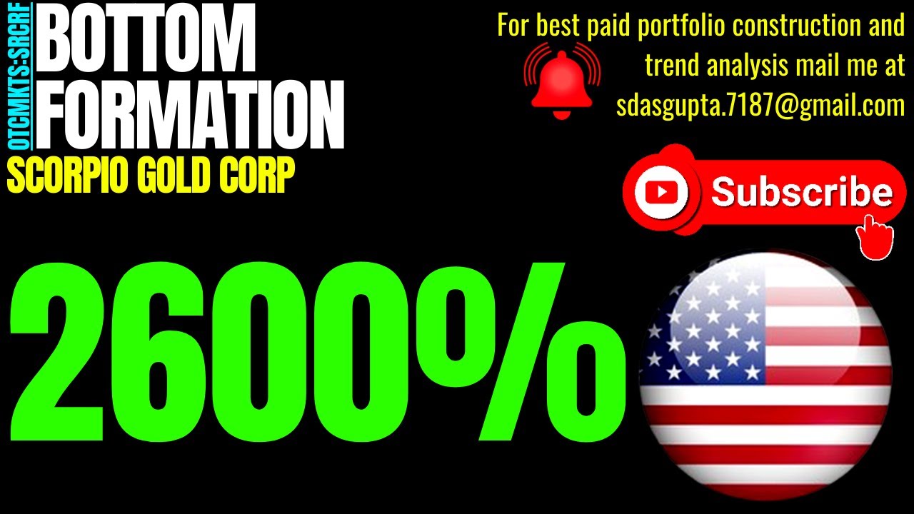 SRCRF STOCK NEWS | SCORPIO GOLD CORP BOTTOM FORMATION