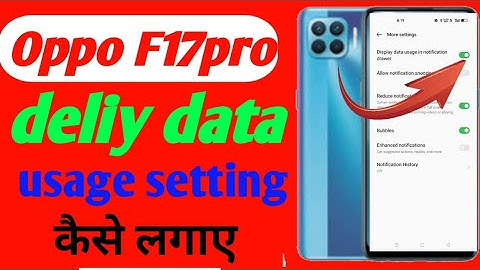 Oppo F17pro daily data use setting।in Oppo F17pro daily data usage setting Oppo F17pro