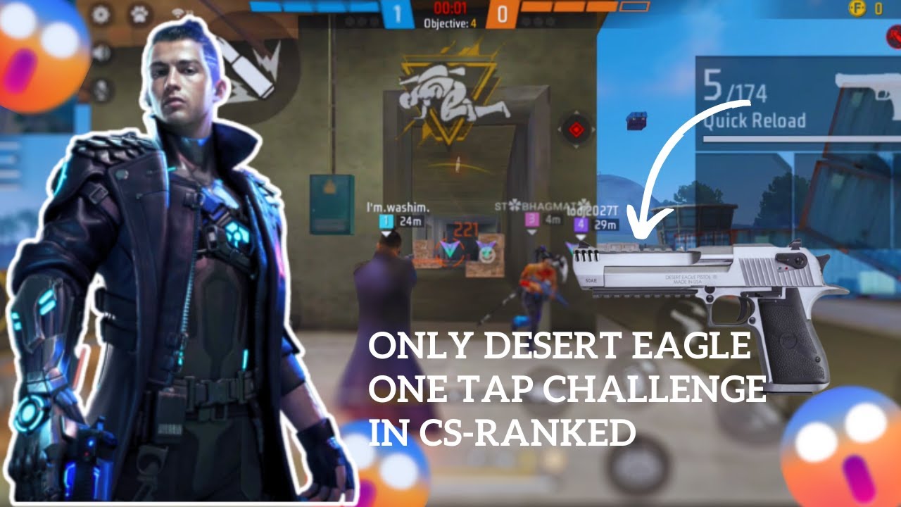 Desert Eagle In CS-Ranked Only One Tap Challenge😱🤪 #onetapheadshot # ...