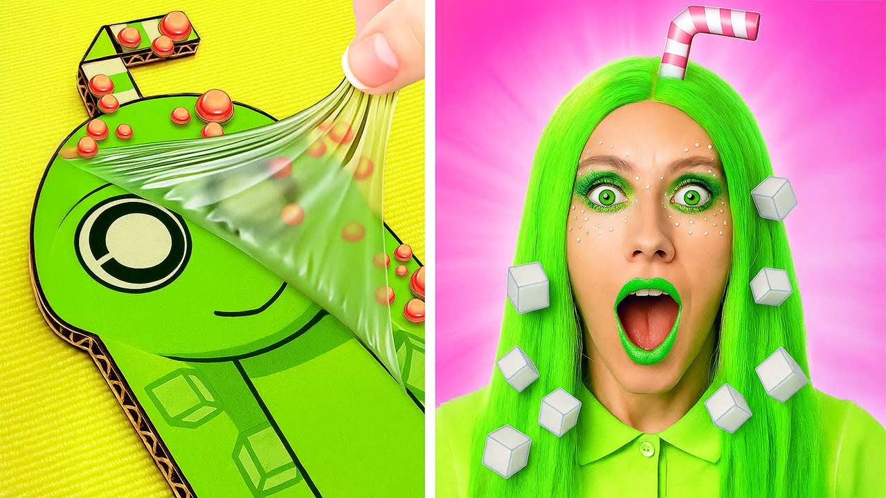 バービーのモンスターメイクオーバー！💄🎃 スプーキーなハロウィングローアップ！