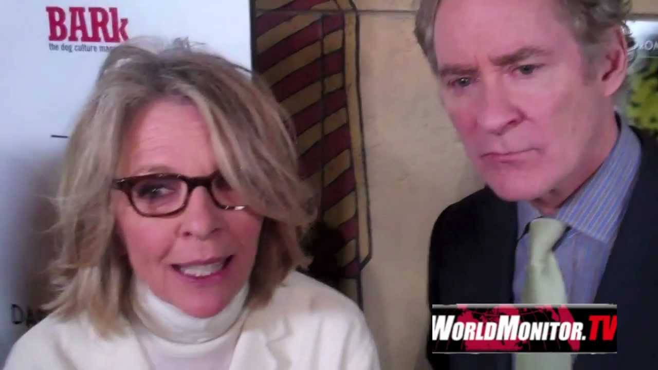 Diane Keaton and Kevin Kline chatting at Darling Companion LA film Premiere