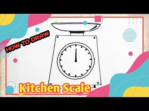 How to Draw Kitchen Scale