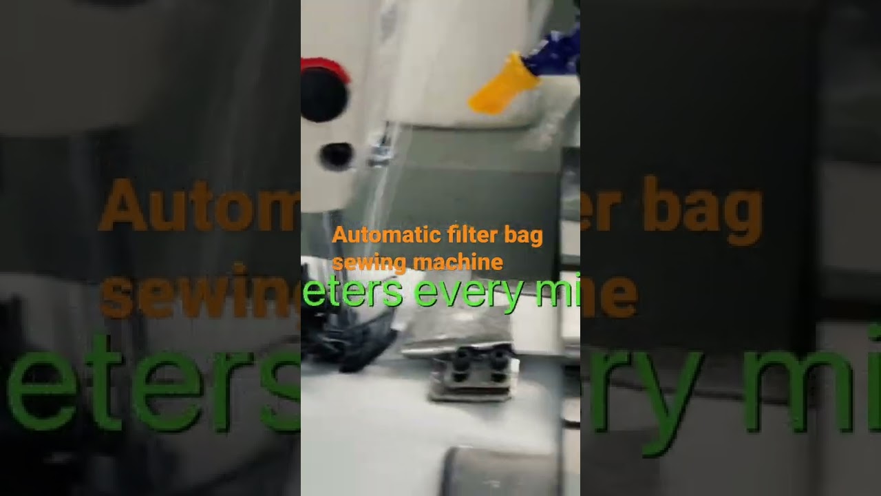 How to sewing dust collector filter bag,the most stable machine at markets