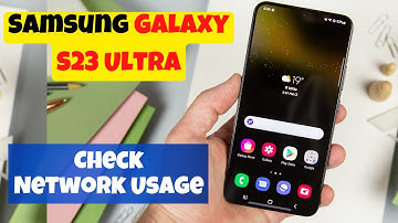 Samsung Galaxy S23 Ultra Check Wifi/Data Usage Daily || Check Network Usage