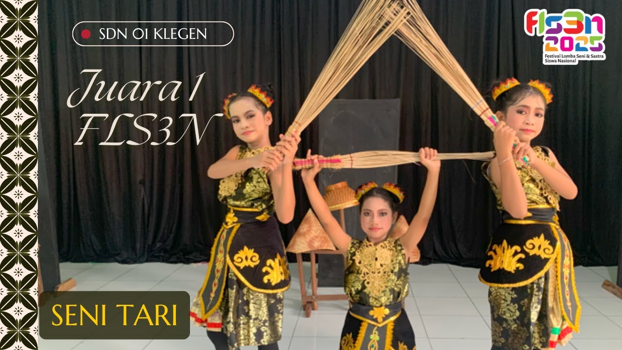 JUARA 1 LOMBA FLS3N SENI TARI SDN 01 KLEGEN TINGKAT KOTA MADIUN TAHUN 2025