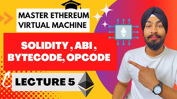 Solidity, Bytecode, ABI, YUL | Ethereum Virtual Machine Course - Lecture 5
