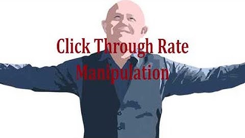 CTR Manipulation - Does It Work