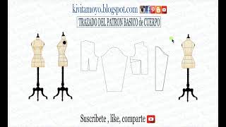 TRAZADO PATRON BASICO de CUERPO screenshot 4
