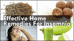 Effective Home Remedies For Insomnia