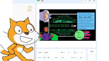 My scratch presentation on cyber safety| cyber security| cyber safety| scratch| how to use scratch|😺