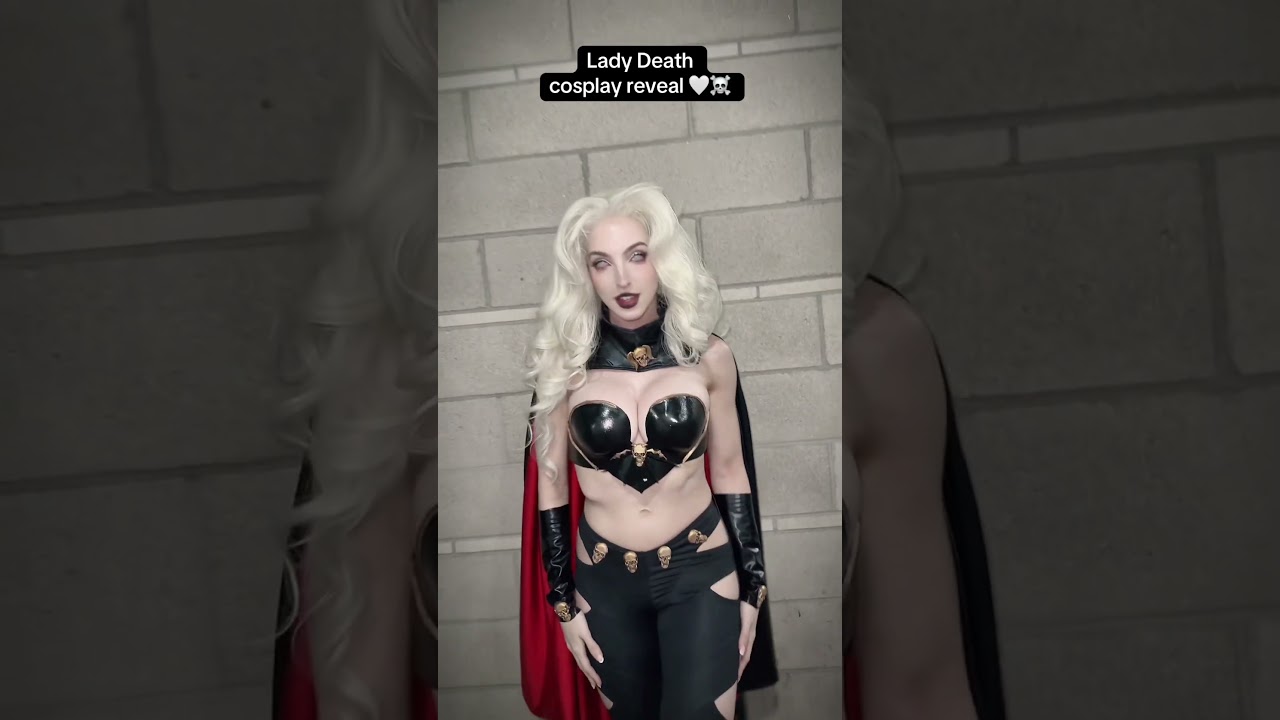 The final reveal!! #ladydeath #cosplay #comics #cosplaygirl