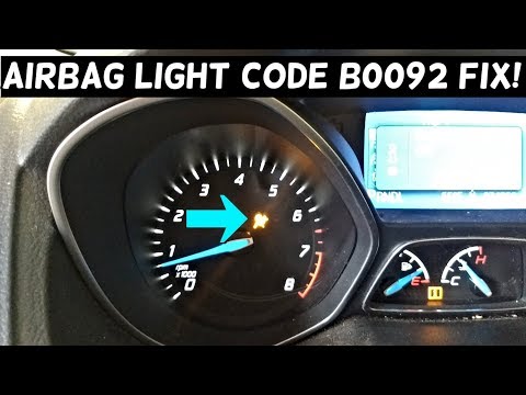 Airbag Light en código B0092 FORD FOCUS MK3 2012-2018