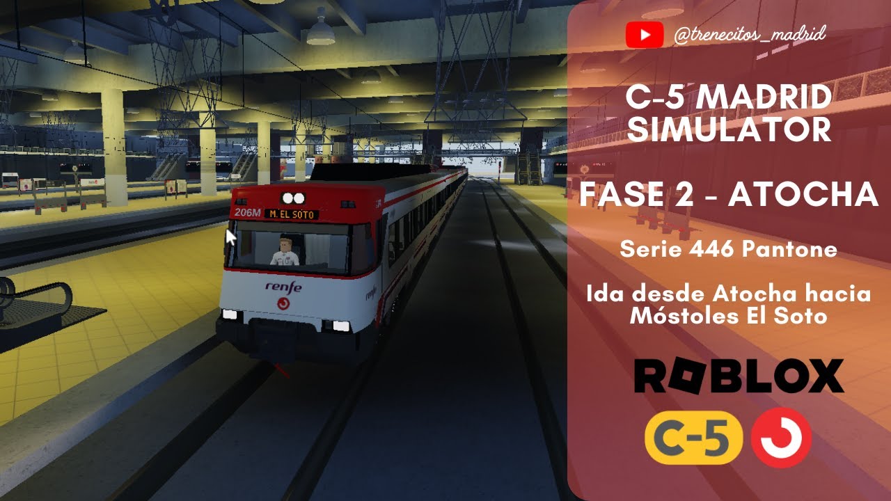 Probamos la fase 2 del C 5 Madrid Simulator - Roblox