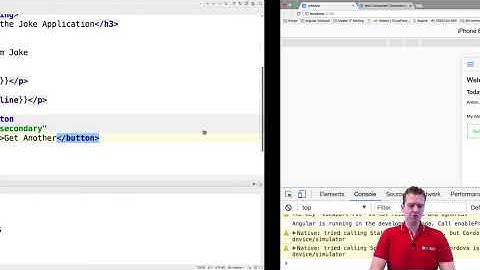 Ionic Mobile Apps | S2P11 | Adding a button to get another joke