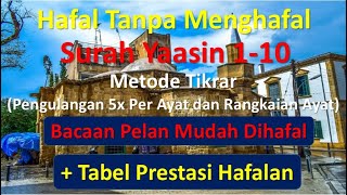 Hafal Tanpa Menghafal Surah Yaasin ayat 1 - 10 | Metode Tikrar (Part 1/16)