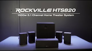 All About Your Rockville HTS820 1500w 5.1 Channel Home Theater System +Subwoofer