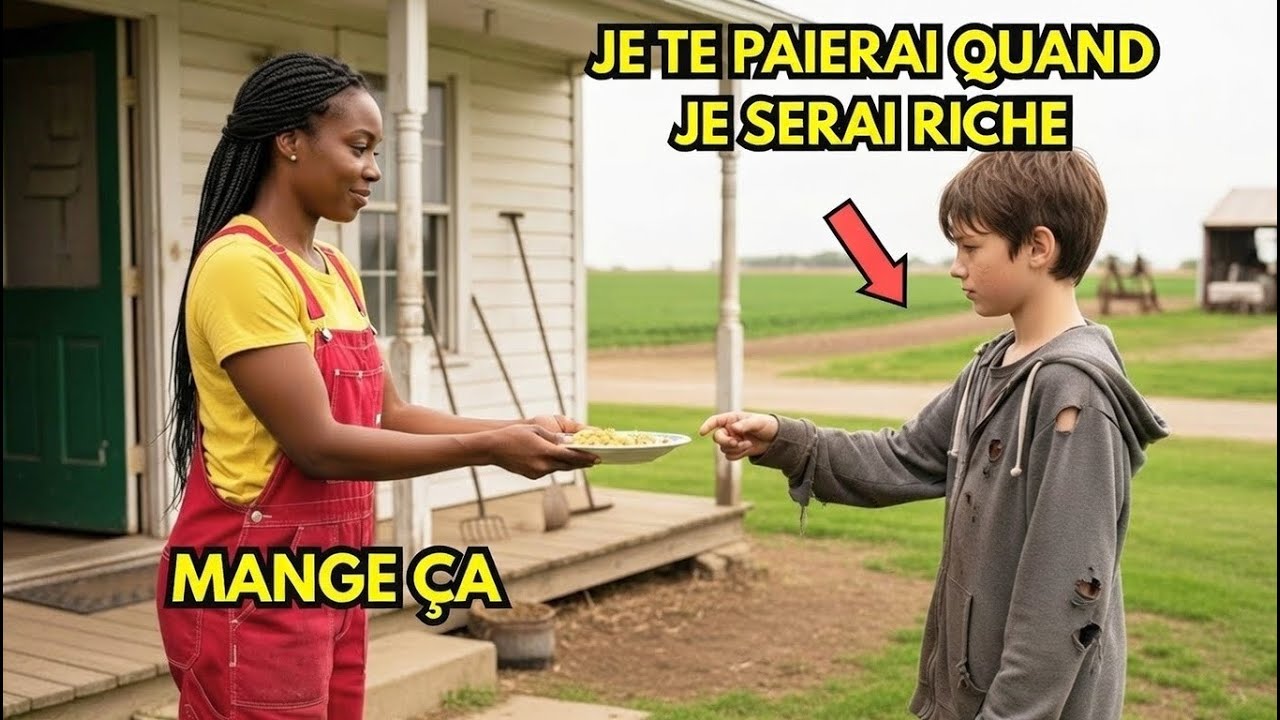 Elle nourrit un garçon affamé. 20 ans plus tard, un hélicoptère atterrit pendant son expulsion !