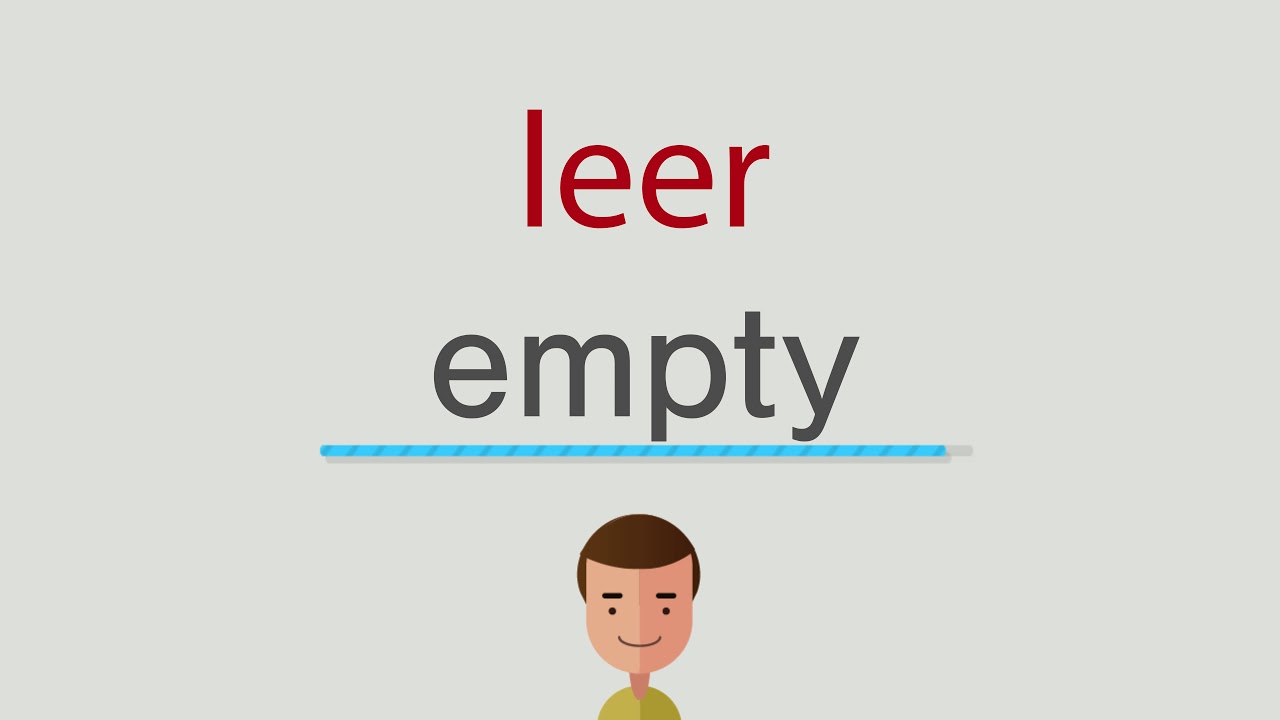 Was Heißt Empty Auf Deutsch Was Heißt Empty Auf Deutsch