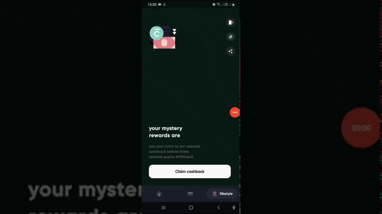 How to redeem the cashback in cred application