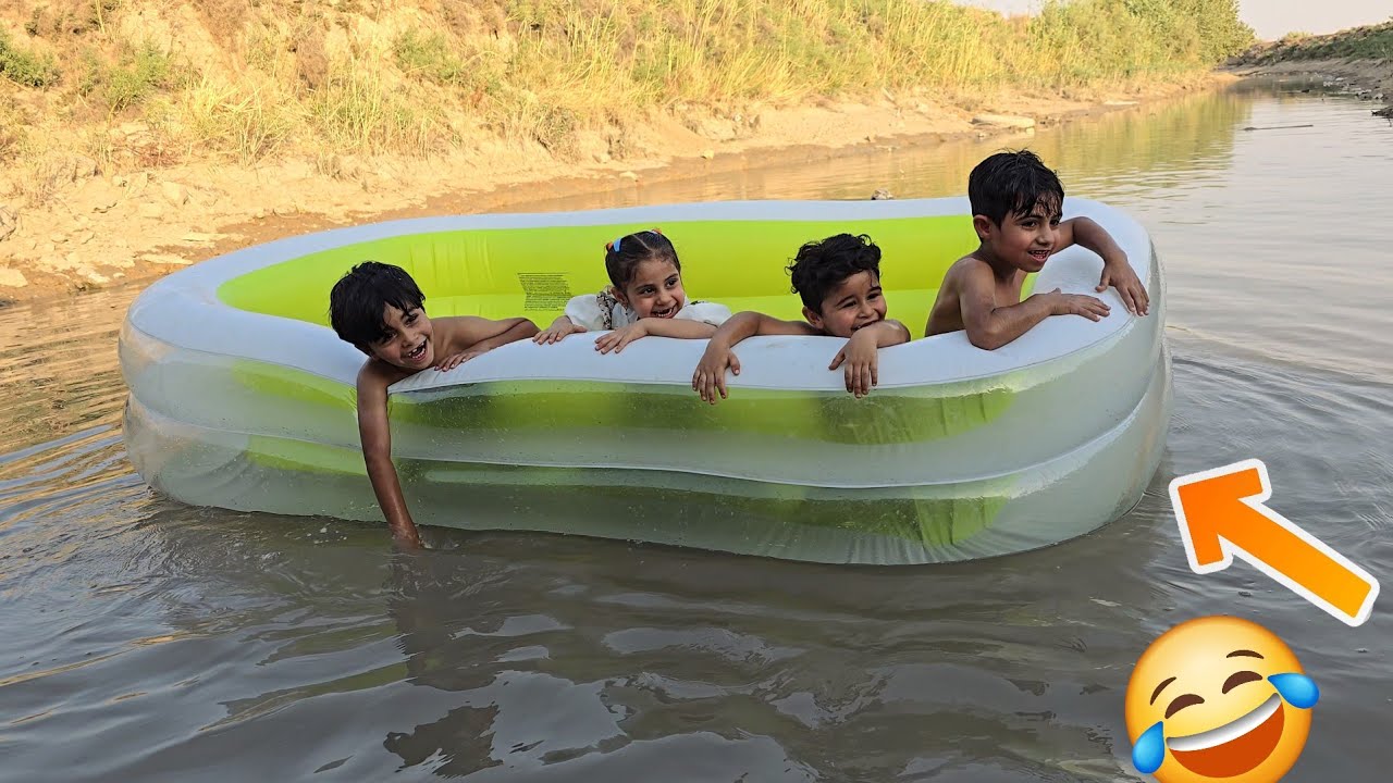 سويت المسبح بلم وصعدت بي الجهال وخليتة يمشي بالشط🛶😂