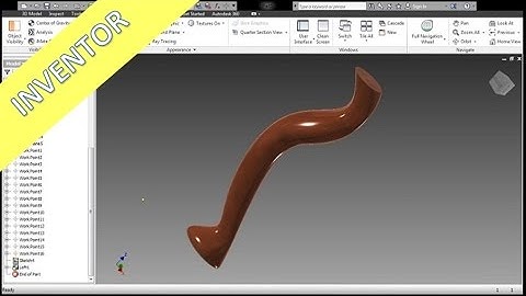 Userwish 4 - Inventor pro 2014 Training - Loft with Rails