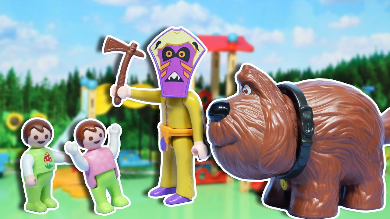 الحرامي لبس قناع و كان عايز يخطف سمسم - عائلة ساندي - قصص اطفال